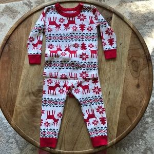 Hanna Andersson Long John Holiday Pajamas